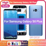100% Tested TFT6.2" For Samsung Galaxy S8 Plus S8+ LCD Display Touch Digitizer G955 G955F G955FD G955F G955 Screen with Frame (New)