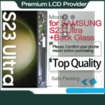 AMOLED 6.8'' LCD with frame Replacement SAMSUNG S23 Ultra Touch Screen Display with Back Glass Bangladesh (New)