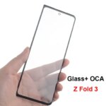 LCD Screen Outer Glass Laminated OCA Glue Samsung Galaxy Z fold 5 4 3 2 W23 W22 W21 W20 Front Touch Screen Panel Replacement (New)