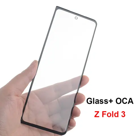 Sc4ff4bc7d8f64538a480021ad8a80854B_480x480q75 LCD Screen Outer Glass Laminated OCA Glue Samsung Galaxy Z fold 5 4 3 2 W23 W22 W21 W20 Front Touch Screen Panel Replacement (New) - Image 1