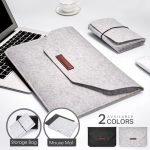 Wool Felt Laptop Bag Sleeve Cover 11 12 13 15.6 Inch For Macbook Air Pro Case