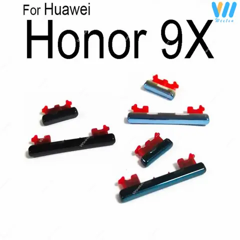 Sc53b02f6b3ea48f1a6ad5c78c9f543b52_480x480q75 Volume Power Buttons Huawei Honor 9 9Lite 9X 9i 9N ON OFF Power Volume Control Switch Side Button Key Replacement Parts (New) - Image 1