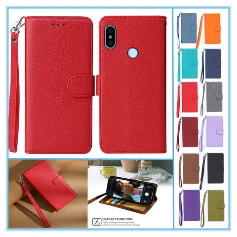 Sc564ac6650824416a19f4ca5bac4d8dc3_480x480q75 Flip Leather Case Xiaomi Redmi Note 5 Cover Redmi Note 5 Pro Phone Case Redmi Case Note5 Redmi 5 Plus 5A Redmi5 Coque Funda (New) - Image 1