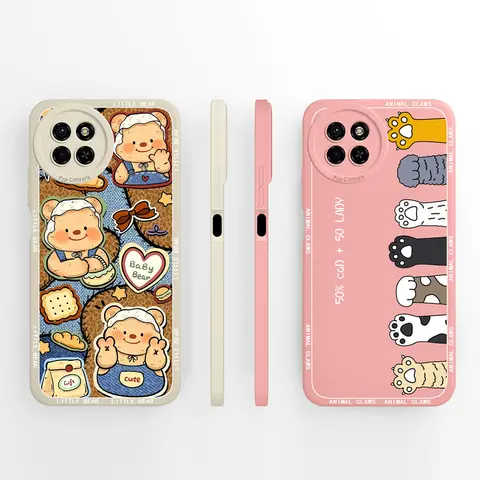 Sc567d42a62b94bb4aa5fe50acf0678a1K_480x480q75 itel S23 Plus Phone Case Cute Creative Full Protection Funda itel S 23 Plus Soft Liquid Silicone Lightweight Shell Capa (New) - Image 1