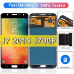 J7 Display Samsung Galaxy J7 2015 J700 LCD Display Touch Screen Digitizer Assembly Samsung J700F J700M J700H Screen (New)