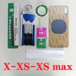 iPhone XS Max X XS Battery Cover Rear Door Glass Panel IPhone X XS Max Big Hole Back Glass Housing Case With Tool kits Bangladesh (New)