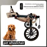 Medium and Large Pet Wheelchairs Large Dog Wheelchair Carts Rehabilitation Walking Aids Mopeds Large Dog Scooters (New)