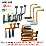 Fingerprint Sensor Scanner Samsung A16 4G 5G A165F A166B A26 M14 M22 M52 5G Touch ID Connect Home Button Flex Cable Parts Bangladesh (New)