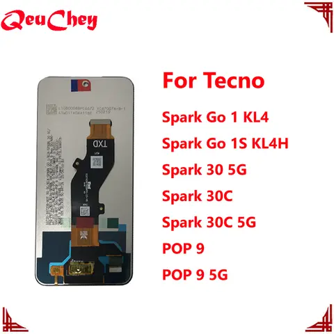Sc6799abf042a4899a31bcc7037807bac9_480x480q75 5 10 Piece Lot Tecno Spark Go 1 LCD Display Spark Go 1s Touch Screen Spark 30C Digitizer Spark 30 5G Assembly POP 9 5G (New) - Image 1
