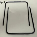 Edge Strips For Samsung Galaxy Z Flip 7 6 5 4 3 F766 F741 F731 Middle Frame Stand Housing Bezel Repair Part + Buckle Connect (New)