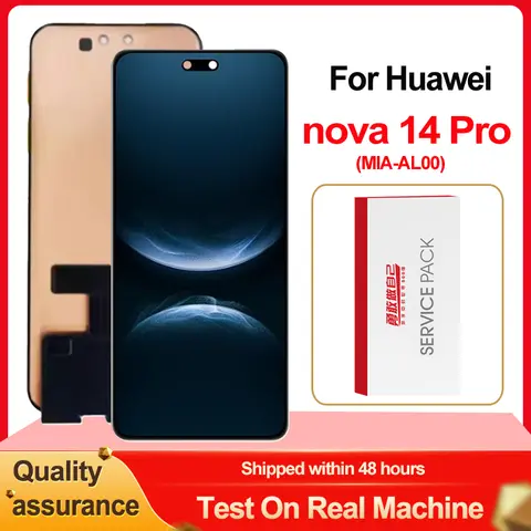 Sc69d5a0d56624d47972b2039d3e1c5f20_480x480q75 6.78" LTPO OLED For Huawei nova 14 Pro Display Touch Screen Digitizer Assembly For MIA-AL00 LCD Replacement Parts (New) - Image 1