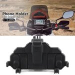 Honda NX400 NX 400 NX500 nx 500 2024 Motorcycle Accessories Rotatable Phone Holder Bracket GPS Shockproof Navigation Bracket Bangladesh (New)