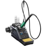 FNIRSI DWS-P2 Mini Portable Soldering Station 100W USB Type-C PD Soldering Iron Digital Fast Heating for Repair PCB SMD (New)