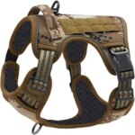 Military Tactical Dog Harness No Pull Large Reflective Straps Durable Vest with Control Handle (New)