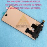 Original Vivo iQOO Z10 Turbo+ V2507A LCD Display Screen iQOO Z10 Turbo Pro V2453A LCD  iQOOZ10 Turbo 5G V2452A LCD (New)