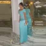 Customized Sparkle Jersey Pleat Sequined Tassel Straight Square Neck Long Evening Dresses Luxury Celebrity High Quality (New)