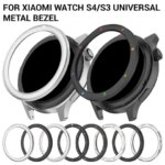 BUSKOZ Metal Bezel Watch Case Strap Film Watch Bezel Shell Xiaomi Watch S4 S3 Xiaomi Watch S4 ESIM S3 ESIM (New)