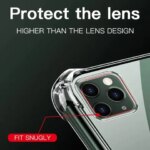 Clear Phone Case For iPhone 11 12 13 14 15 16 Pro Max Mini 16E 7 8 Plus Xr Xs SE 2020 2022 Silicone Soft Transparent Cover (New)