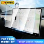 IPENGEN Tempered Glass Screen Protector Tesla Model 3 Y 2021 2024 Matte Glare HD Touch Center Control Film Protection Bangladesh (New)