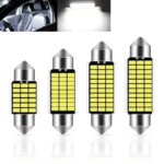 2/10 PCS LED Car Interior Light 36mm 39mm 41mm 4014 White Blue Dome Festoon CANBUS Error Free C5W 12V Auto Bulb for Vehicle (New)