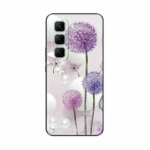 For Infinix Hot 50 Case Fashion Flower Black Silicone Soft TPU Cover For Infinix Hot 50 Pro Cases For Infinix Hot50 Pro Plus (New)