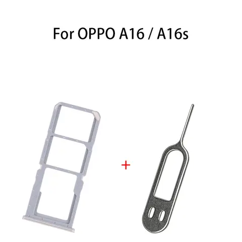 Sc7fa676b011e4b27bb3b510e311760edT_480x480q75 SIM Card Tray + SIM Card Tray Socket Reader Holder Slot OPPO A16 A16S CPH2269 CPH2271 (New) - Image 1