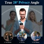 Compatible with RedMagic Anti-Spy Film 11 Pro Privacy Film 10 Pro + Tempered Glass Film 8 Pro Nubia Phone Anti-Spy Protective (New)