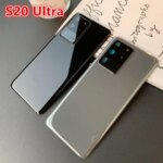 S20Ultra Housing Samsung Galaxy S20 Ultra G988 69 Glass Battery Back Cover Repair Replace Door Rear Case + Camera Lens (New)