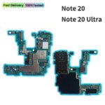 256GB+12GB Plate RAM Logic Board For Samsung Galaxy NOTE 20 N980F N981B/U Note 20 Ultra N986B N986U 5G Motherboard Unlocked A+ (New)