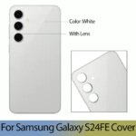 Samsung Galaxy S24FE S24 FE G780F Back Battery Cover Rear Door Housing Cover Replacement With Camera Lens Galaxy s24fe (New)