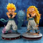 Dragon Ball Z Gotenks Ssj3 Figure Super Saiyan 3 Gotenks Action Figures 25cm Pvc Statue Collection Model Toys For Children Gifts (New)