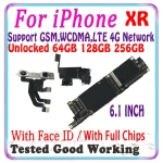 Free iCloud Mainboard iphone xr Motherboard With Face ID 256gb