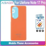 AiBaoQi 100% Br New Battery Cover Ulefone Note 17 Pro Back Case Repair Replacement Accessories Parts (New)