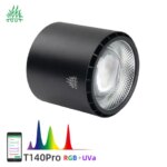 Week Aqua T140 Pro LED Aquarium Pendant Light 90W RGB UVA Full Spectrum Bluetooth App Control for Professional Aquascaping (New)