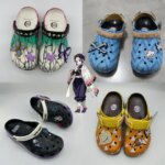 Anime Kawaii Demon Slayers Blade SHINOBU KOCHO Hole Shoes Cute Cool Sandals Anti-slip Wear-resistant Summer Beach Breathable (New)