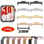 1Pair Adapter For Huawei Watch Fit 4 4Pro 3 Strap Connector Metal Stainless Steel Fit3 Fit4 Fit4Pro 20mm Band Width Accessories (New)