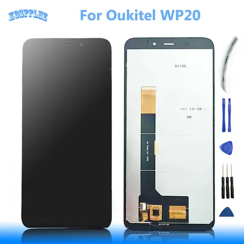 Sca00eb3987514cdd89a38c573ab0348bb_480x480q75 100% New Touch Screen LCD Display Oukitel WP16 WP17 WP18 WP19 WP20 WP21 WP22 WP23 W28 Pro Phone Replacement Parts + Tool (New) - Image 1