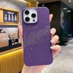 Luxury Kailaf Carbon Pattern Slim PC Phone Case For iPhone 17 16 15 14 13 12 11 Pro Max Starry Sky Kevlar Shockproof Hard Capa (New)
