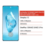 AMOLED OnePlus 12  12R  Ace 3  Ace 3 Pro PJX110 PJE110 CPH2609 PJD110 LCD Display Touch Screen Digitizer Assembly (New)