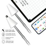 1 2 3Pcs Replacement Pen Tips Redmi Smart Stylus Tip Silent Fine Point Tablet Pencil Nibs Redmi Pad Touch Screen Pen Nib (New)