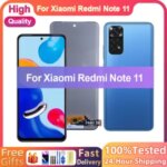AMOLED Display Xiaomi Redmi Note 11 LCD Touch Screen Digitizer Panel Assembly 2201117TG 2201117TI Screen Display Replace Bangladesh (New)