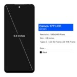 Camon 17P Tecno Camon 17P CG7 CG7n LCD Display Touch Screen Digitizer Assembly Panel Replacement Camon 17P Display Screen (New)