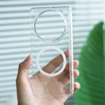 Vivo X Fold 5 Case Transparent Magsafe Magnetic Axis Hinge Protective Back Cover VIVO X Fold5 Lightweight Shell (New)