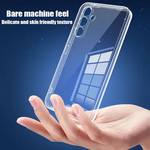 Scb85cedc13bc43ccaa048a1faebd008aI_480x480q75 Clear Phone Case For Samsung Galaxy A16 A06 A26 A36 A56 A07 A17 Silicone Soft Cover For Samsung A05S A15 A25 A35 A55 A34 A54 A14 (New) - Image 1