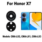 Huawei Honor X7 Back Camera Glass Rear Lens Cover With Frame Ahesive Sticker Replacement (New)