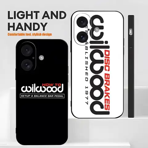 Scc21c09bfe5c40a9afc1dc81fa4aeac2a_480x480q75 W-Wilwood Cool brake pads Phone Case iPhone 17 16 15 14 13 12 X XR XS 8 Plus Mini Pro Max Soft black Shockproof Cover (New) - Image 1