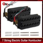7 String Electric Guitar Humbucker Big Hex Adjustable Screw Dual Coil Pickup Coil Splitting Pickup N8.5K/B14K Output Guitar Part (New)