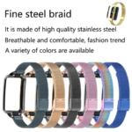 Metal Strap Oppo B 2 Stainless Steel Mesh Belt Metal Protective Frame OPPO Watch Free Replacement Strap Accessories (New)