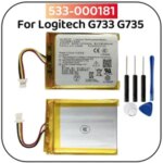 Original Replaces 1500mAh 533 000181 Battery Pack Logitech G733 G735 Wireless Game Headphone Headset Bangladesh (New)