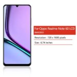 674 Oppo Realme Note 60 Display Realme Note60 RMX3933 LCD Display Touch Screen Digitizer Assembly Replacement (New)